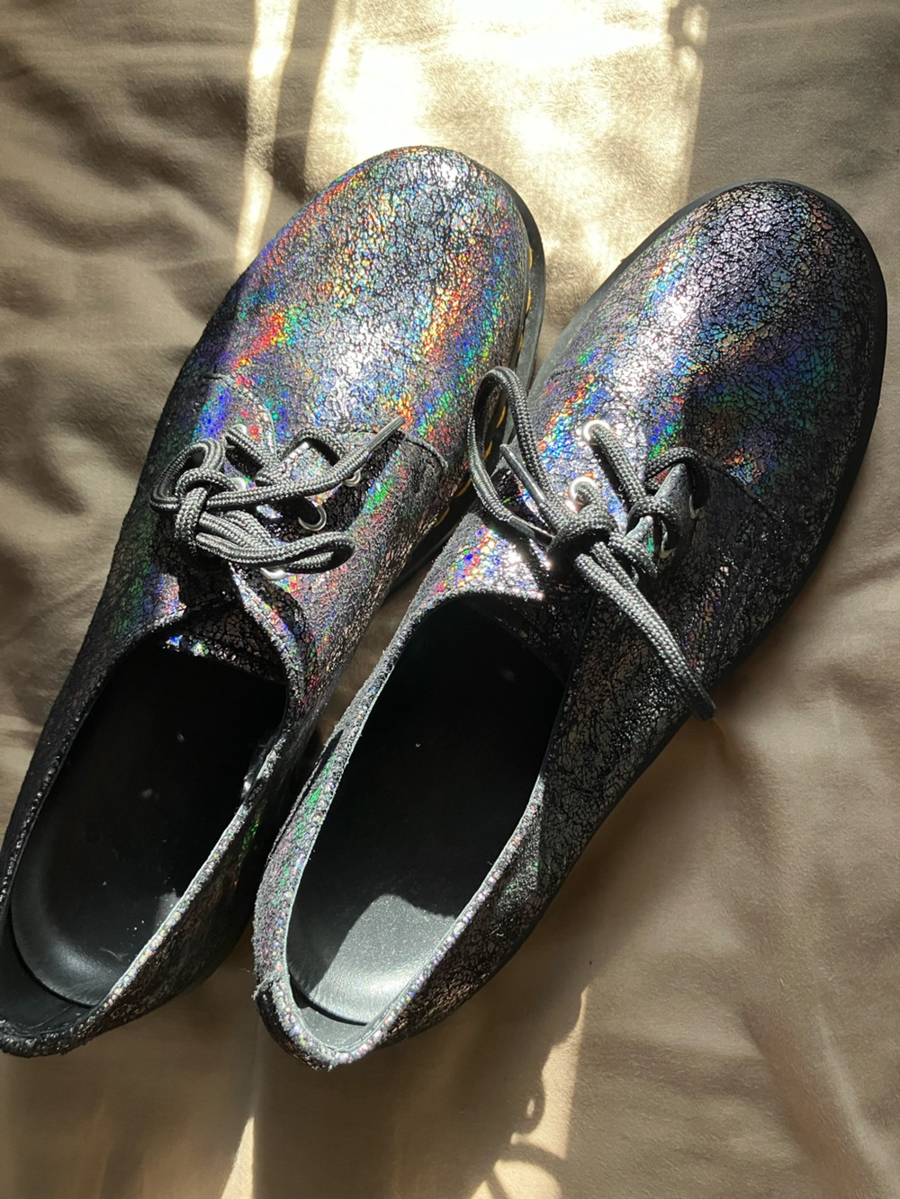 Like New Iridescent Dr Martens